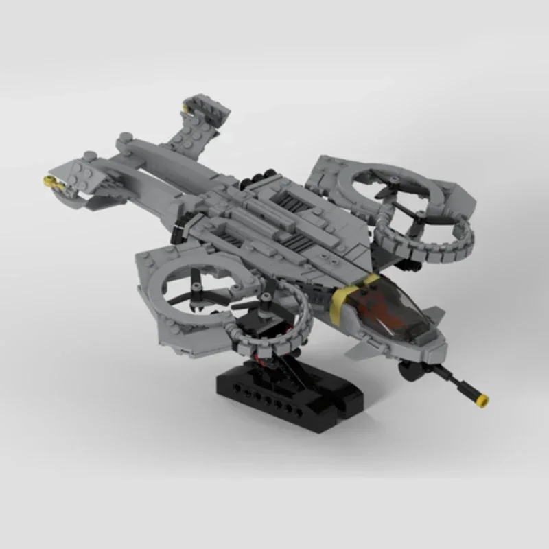 Moc Building Block Sea Hornet Fighter Model Technology Brick Assembly Aircraft Series Science Fiction Machinery Toy Holiday Gift