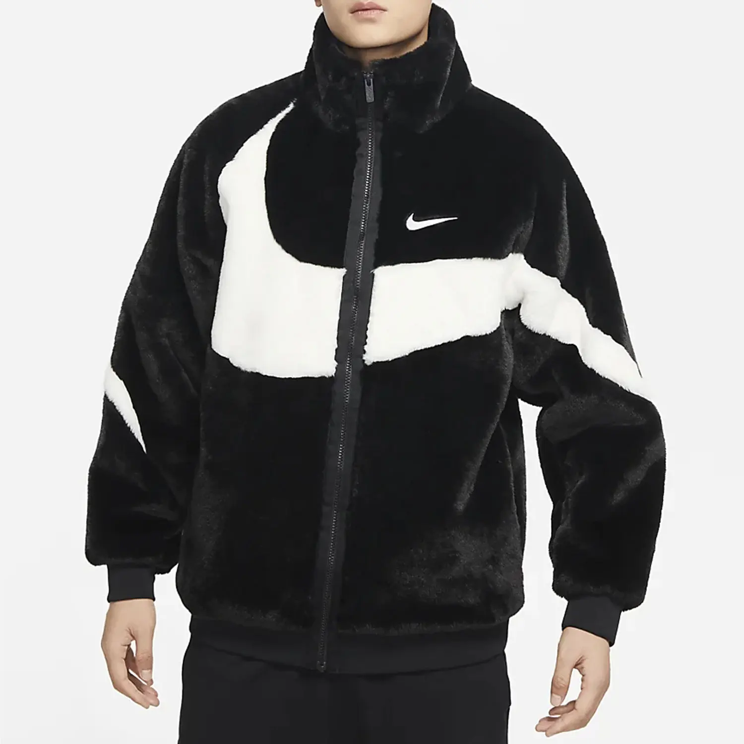 

Nike Authentic New Season Men's Fleece Stand Collar Sports Jacket FB7664-010