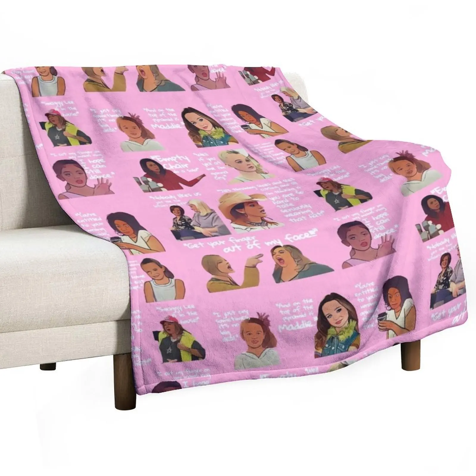 Dance Moms Quotes Throw Blanket warm winter Polar manga Decorative Beds Plaid Decorative Sofa Blankets