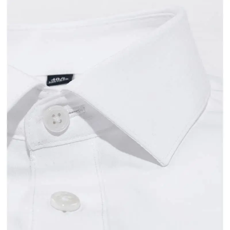 

Slim Fit Long Sve Pure Color irt Busin Casual Cuban Collar Polyester Fiber Mens irt Spring Summer Faion Trend