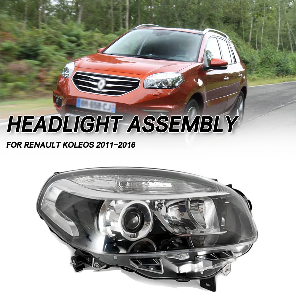 

Left/Right Side Front Bumper Head Light Headlamp Driving Headlight Turn Signal Light For Renault Koleos 2011 2012 2013 2014-2016