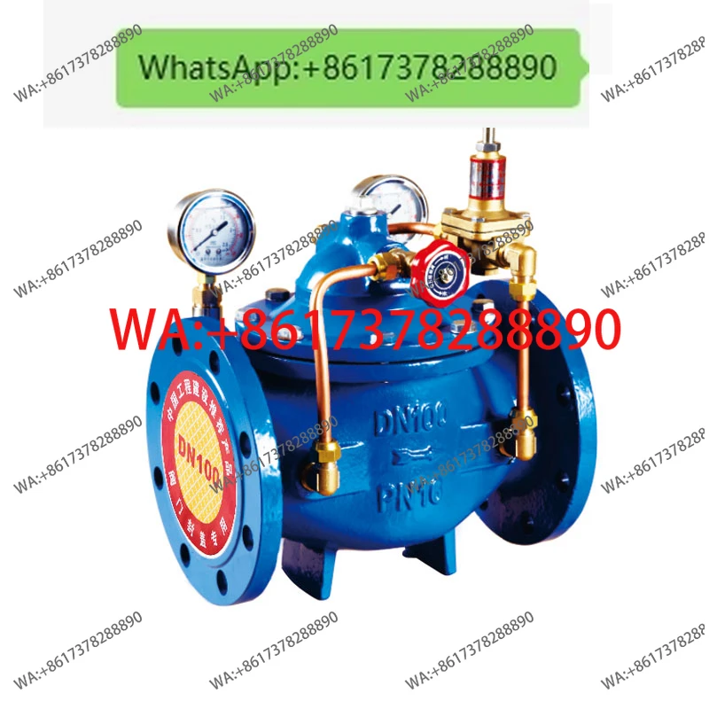 200X pilot-operated pressure reducing , adjustable tap water fire hydraulic control valve pressure regulating valve DN100 150