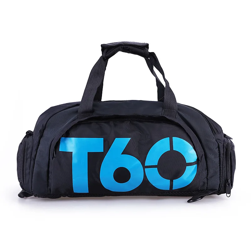 Bolsa deportiva impermeable T60 para hombre y mujer, bolso de hombro multifuncional para viaje y equipaje, mochilas de entrenamiento Fitness