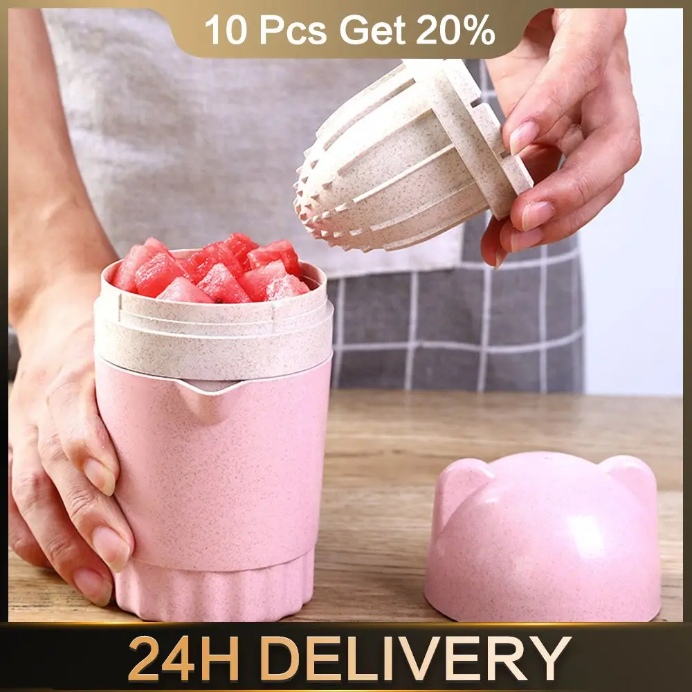 Citrus Juicer Anti-skid 8 Blade Juicer Machine Kitchen Accessories Water Cup Portable Plastic Juice Cup Multifunctional