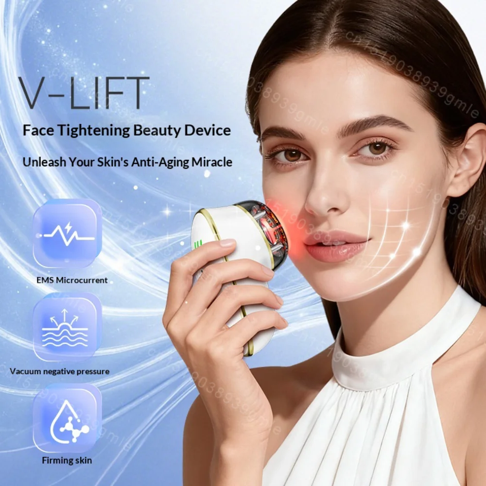 Ems مكركرنت مدلك الوجه عالية التردد رفع جهاز تجميل الوجه 7-ألوان Led العلاج لرفع الجلد وثبات