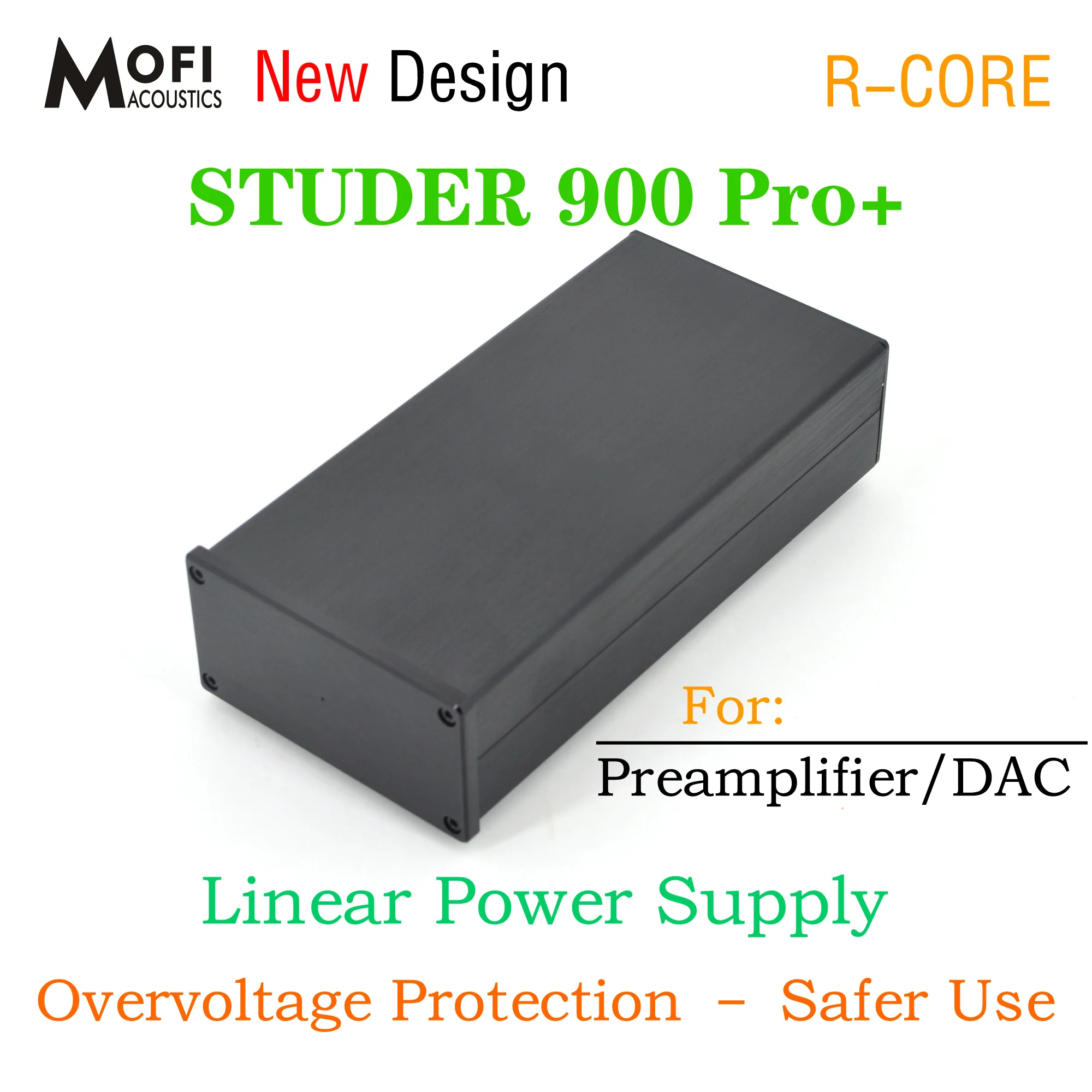 新設計 STUDER 900 Pro+ R-Core リニア電源 プリアンプ/DAC用 DC 5~24V (オプション)