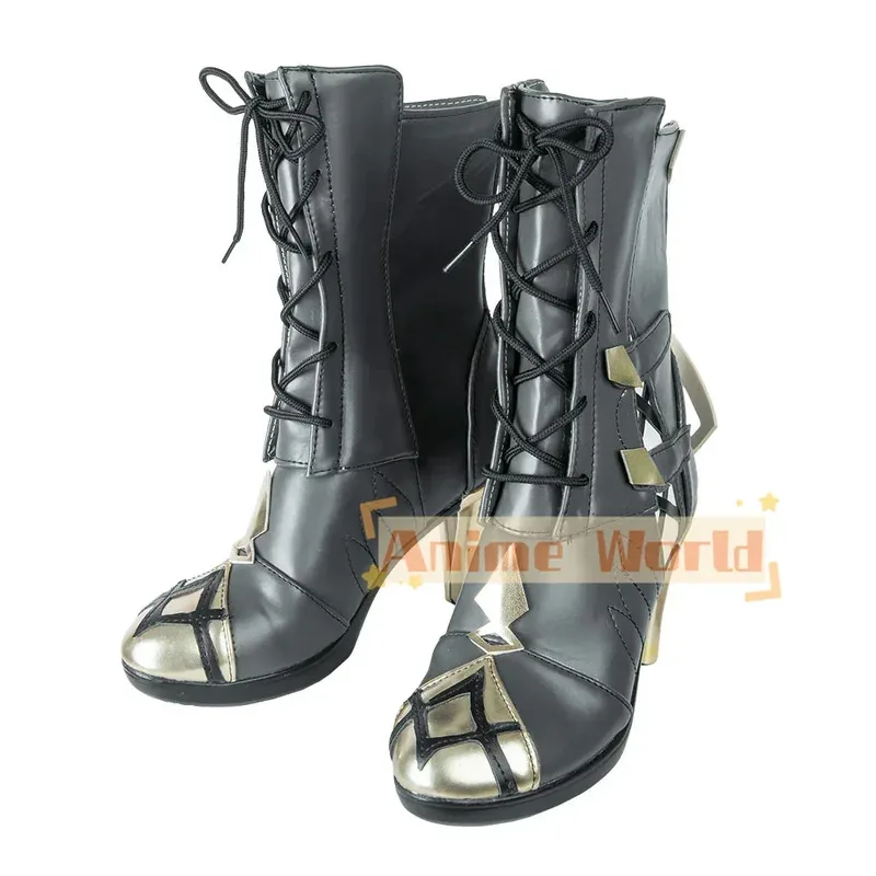 Genshin Impact Fatui Servant Arlecchino Обувь для косплея Нестандартного размера Хэллоуин Карнавал Рождество