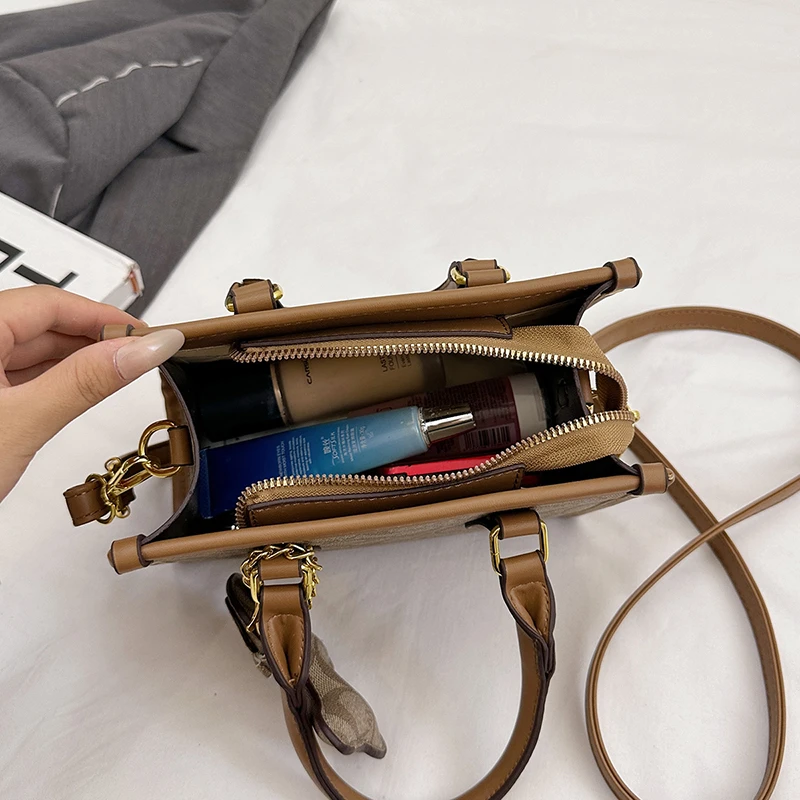 Popolare borsa classica in pelle per donna Elegante borsa a tracolla a tracolla Designer di marca di lusso Stile moda