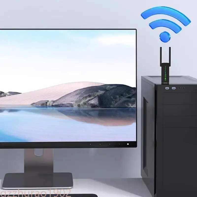 97QB USB WIFI Adapter 1300Mbps نطاقات مزدوجة 2.4 جيجا هرتز/5 جيجا هرتز الشبكات اللاسلكية الخارجية