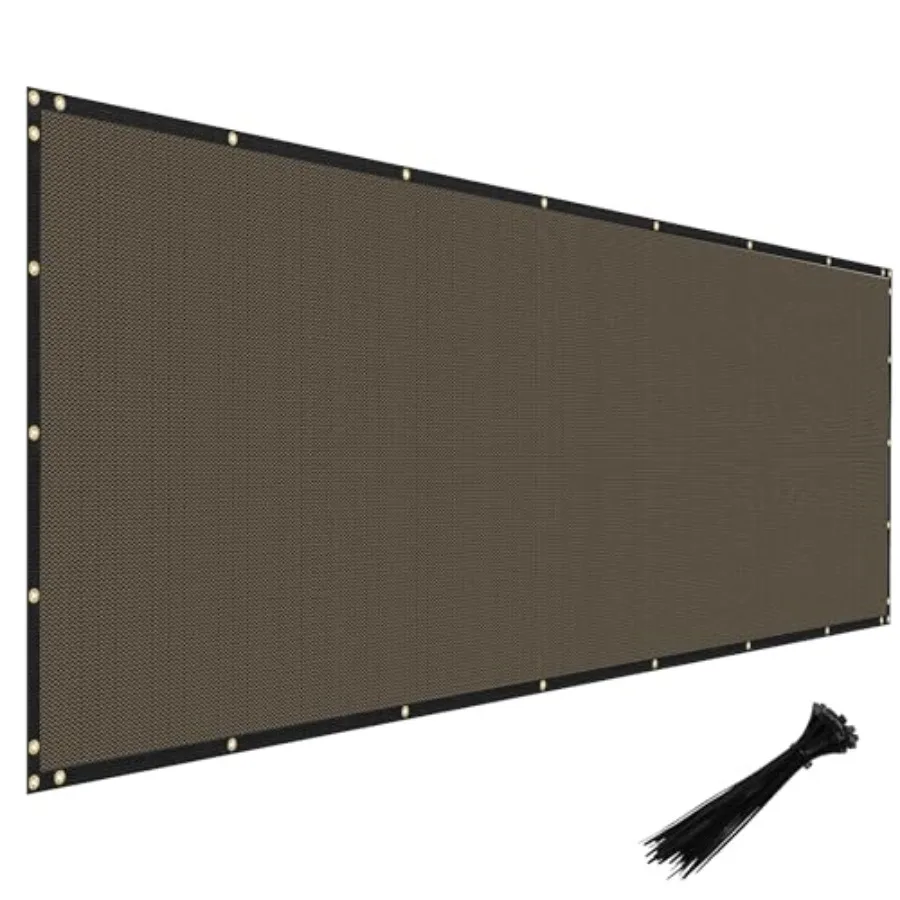 

Ветрозащитная сетка-экран Windscreen4less 4' x 50' для ограждений, сверхпрочная, с латунными элементами, для защиты от ветра и солнца