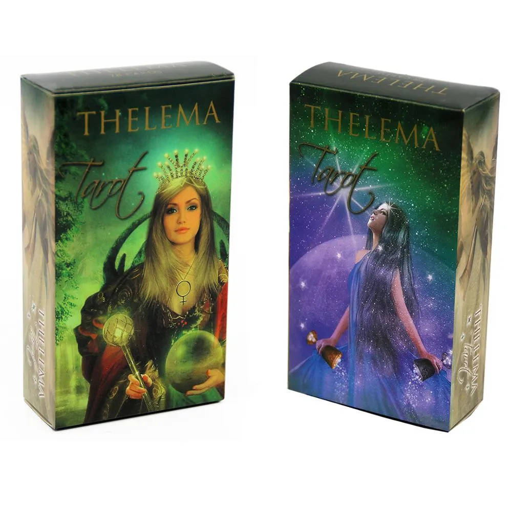 78Card Thelema Tarot Oracle Cards For Fate Divination Board Game Tarot And A Variety Of Tarot Options PDF Guide
