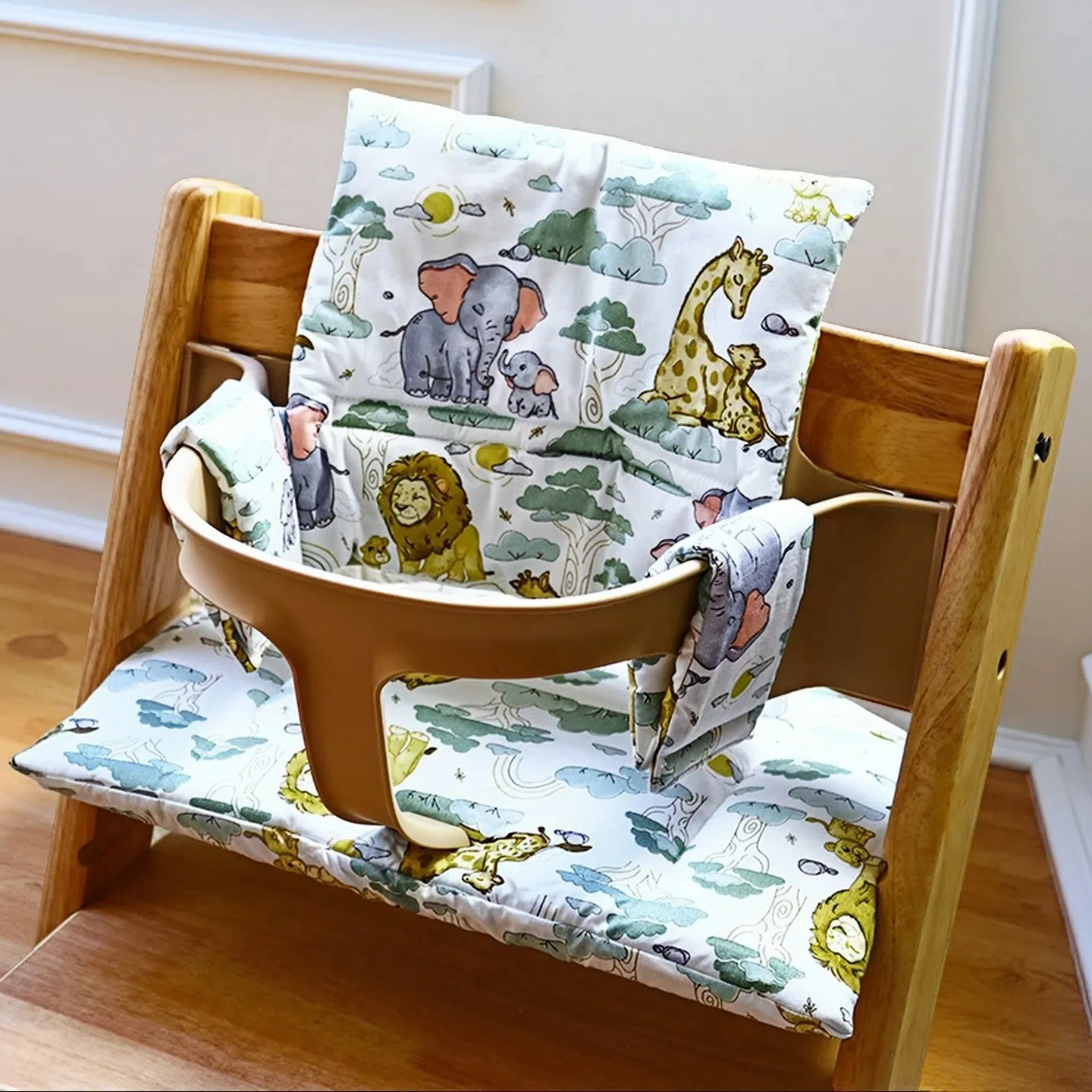 كرسي مرتفع قابل للغسل يدعم ملحقات تغذية الأطفال ووسادة بديلة للوجبات الطفل لكرسي النمو ومقاعد معززة ووسادة الكرسي #2