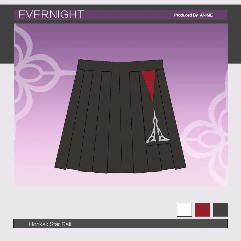 Kafka Honkai Star Rail March 7th Cosplay Costume Daily Anime Fashion Autumn Wind Coat Hoodies Tops Jacket JK Skirt Outfit Suit view 5