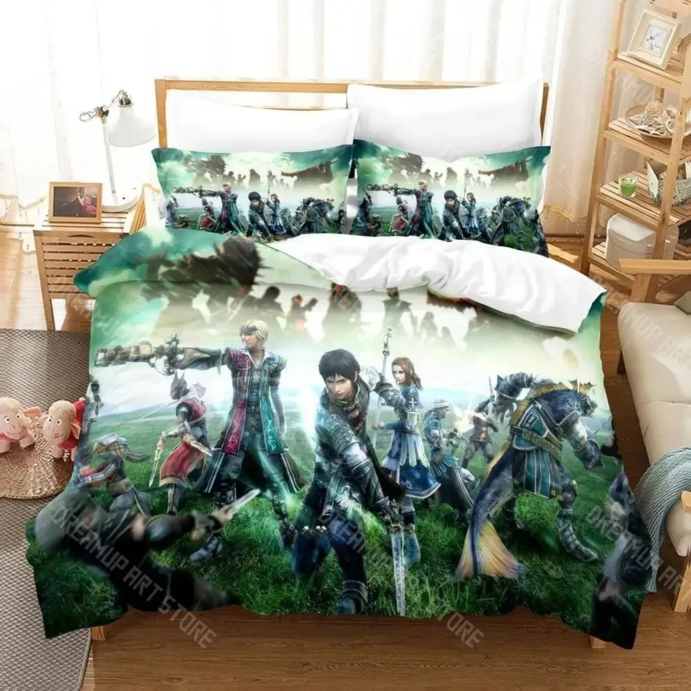 

3D Print The Last Remnant Fashion Game Bedding Set Cartoon Anime three-piece set Adult Kid Bedroom Duvet cover Sets Home Textile