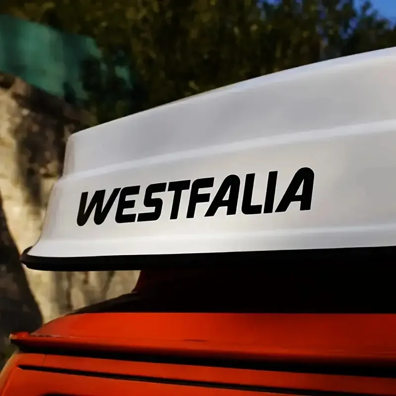 Westfalia Vinyl-Autoaufkleber – kräftiges Grafikdesign, selbstklebend, langlebig für Glas, Metall, Kunststoffoberflächen
