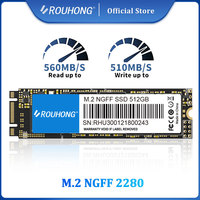 ROUHONG SSD Ngff M2 1tb 256GB 512gb M2 SATA 128gb 2280 SATA3 6Gb Internal Solid State Drive Hard Disk for Notebook Desktop