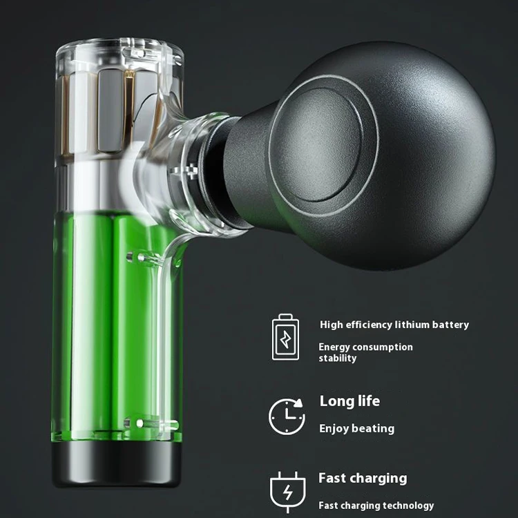 Smart Library This Fascia Gun Is Not Only A Practical Massage Tool, But Also An Eye-catching Decoration In The Home And Office.