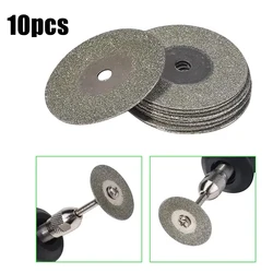 10Pcs Full Sand Diamond Wheels 3mirrors Tungsten Electrode Sharpener Blades Grinding Wheel for Grinder Head TIG Welding Tool