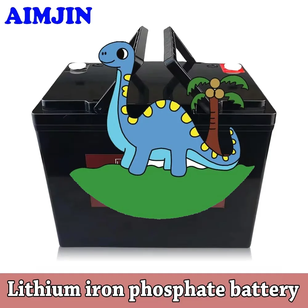 

12V LiFePO4 Battery Built-in BMS 80AH Lithium Iron Phosphate Rechargeable Cells 2000 Cycles Life For Golf Cart Solar Storage