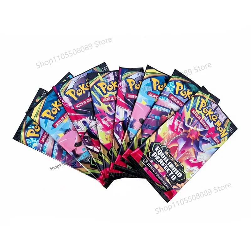 Spanish 360Pcs Poke TCG Mega Evolution Perfect Order Classics Booster Box Trade Card Game Children Collectible Cards