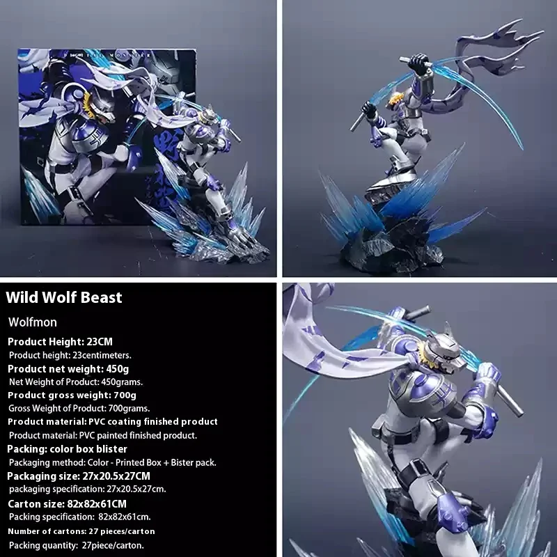 

Digital Tyrannosaurus Animation Peripheral Model Desktop Chassis Ornaments Wild Wolf Animal Hand Made Toy Anime Statue Gift Boy