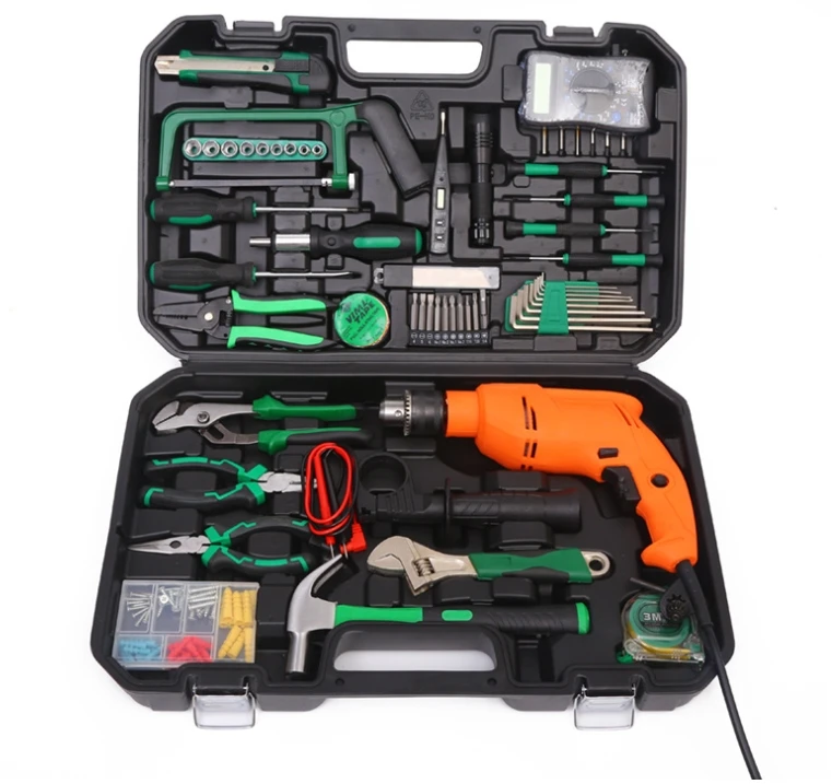 

Профессиональные многофункциональные наборы для деревообработки: дрели с регулировкой скорости и ударные инструменты