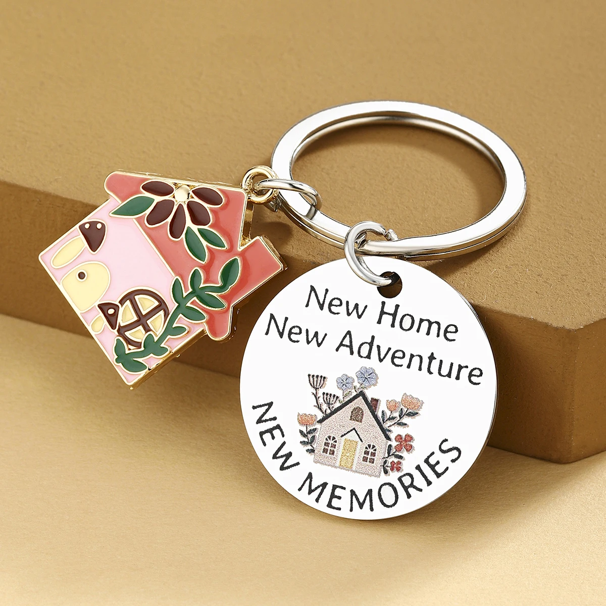 New Year Keychain Gifts Housewarming Gifts New Homeowner Gift Closing Gift For Home Buyers House Warming Present For Women Men
