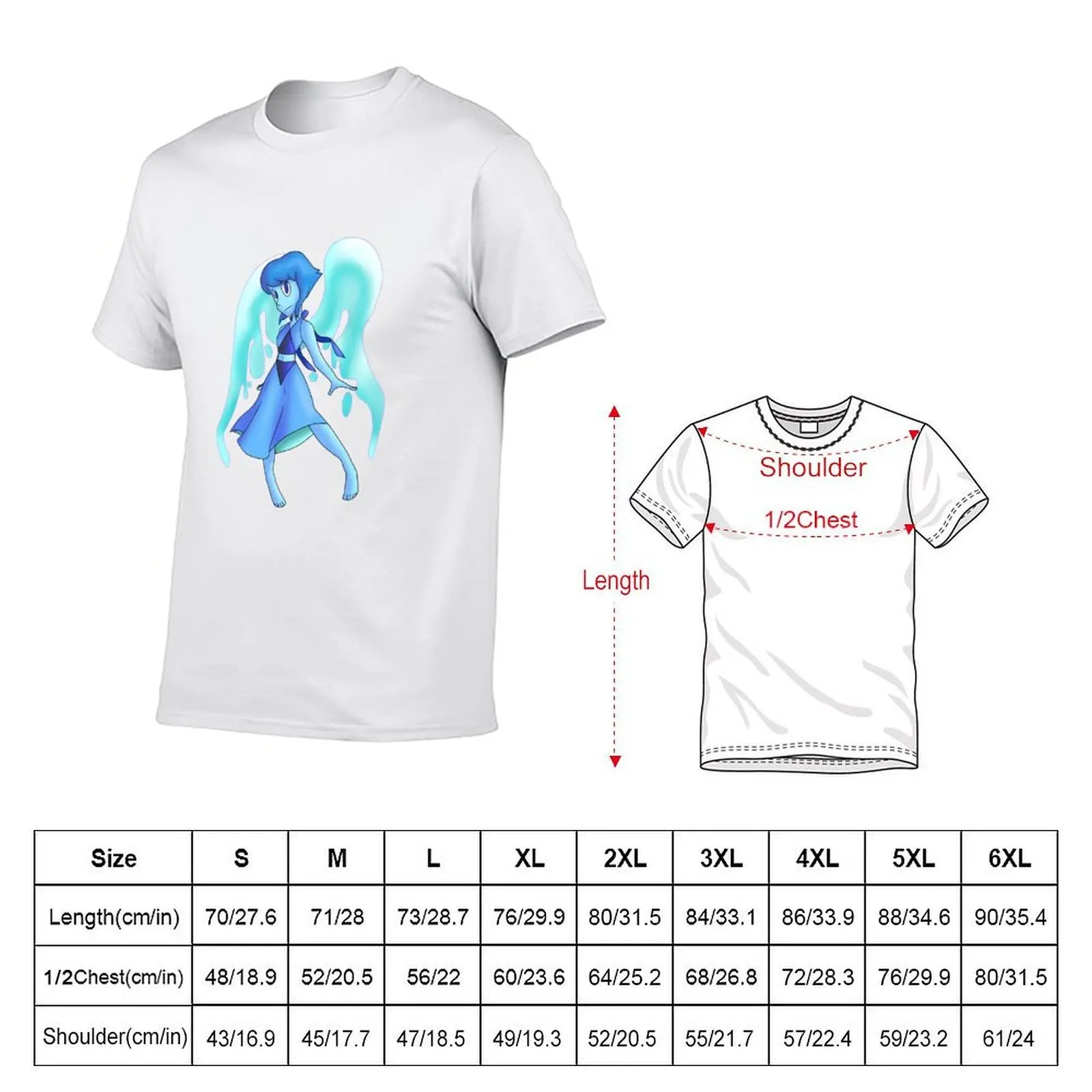 Steven Universe: Lapis Lazuli T-Shirt sublime tshirts personalised T-shirts for men cotton