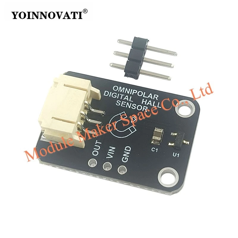 DRV5032 Digital Hall Effect Sensor Module Low Power 1.6µA 30kHz Fast Response 1.65V–5.5V for Proximity/Speed/Position Sensing