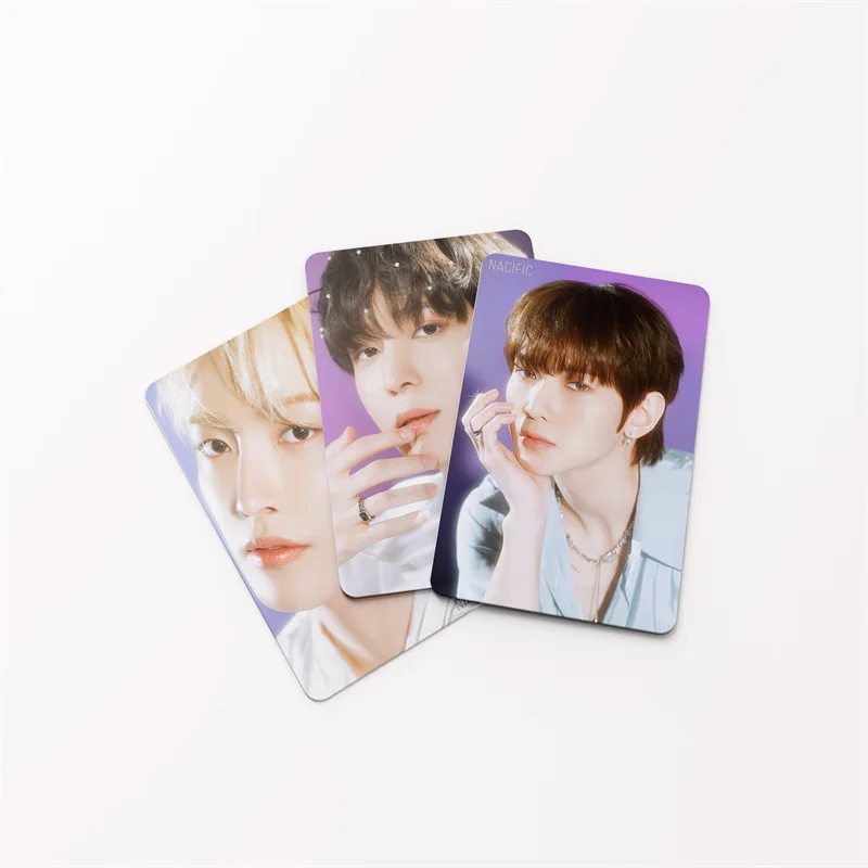 Imagem -06 - K-pop Album Mini Photo Card Golden Hour Part.1 Cartão Lomo Presente Favorito Cartão Postal Seonghwa San Ateez 10th hd Fan 55 Pcs por Conjunto