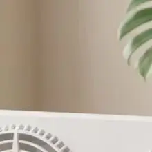 White USB Car Fan 3 Settings Portable Air Circulation Cooling Ventilator For Vehicle Truck Dashboard Interior Accessories