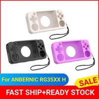 For ANBERNIC RG35XX H Silicone Protective Case Handheld Game Console Protective Shell