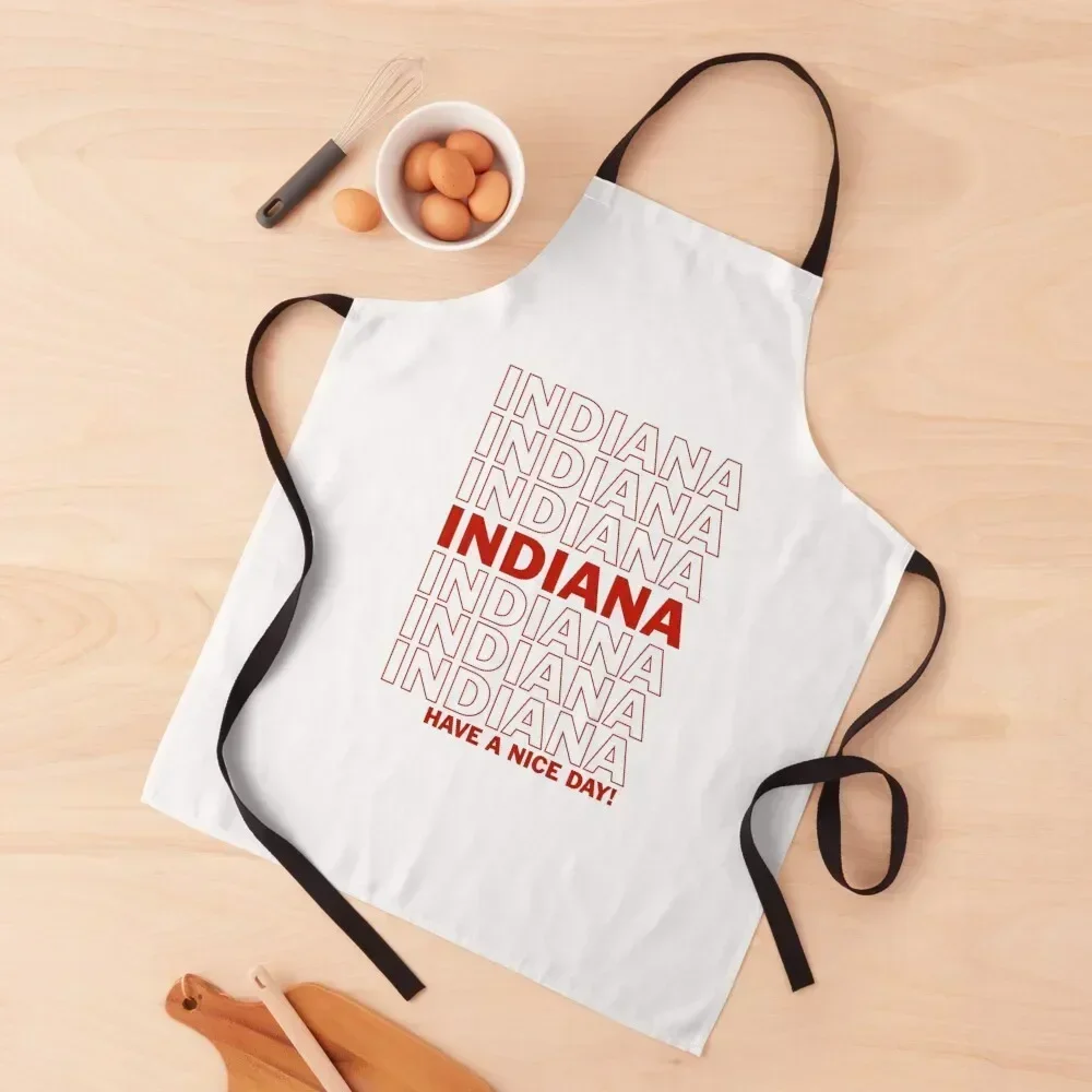 

Indiana Thank You Apron cooks clothes cook wear carpenter kitchen jacket woman Apron