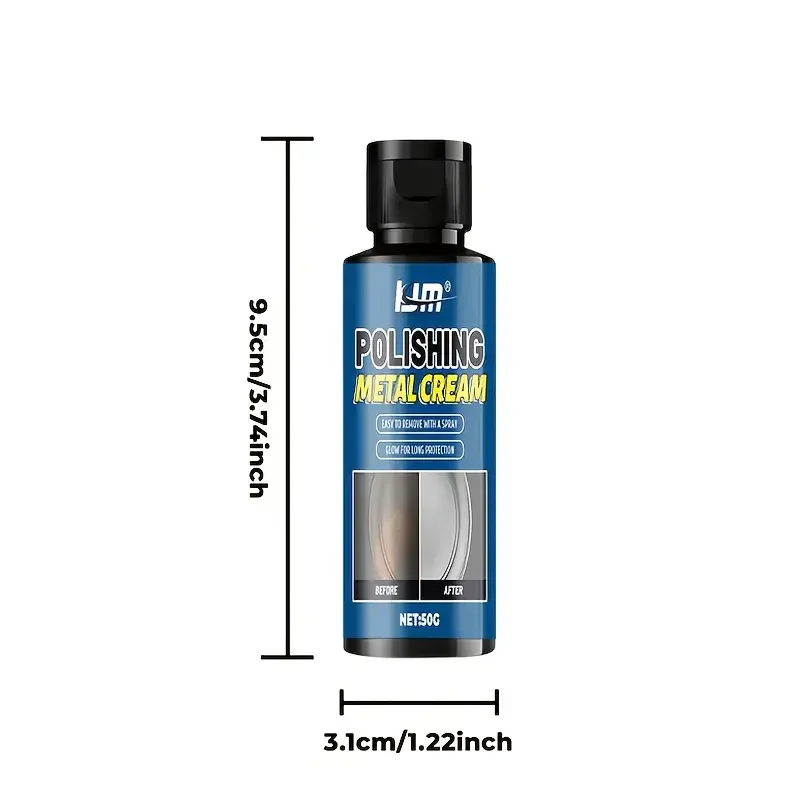 Pemoles logam serbaguna, renovasi barang-barang rumah tangga krom dengan cepat, peralatan makan baja tahan karat, dan permukaan logam lainnya