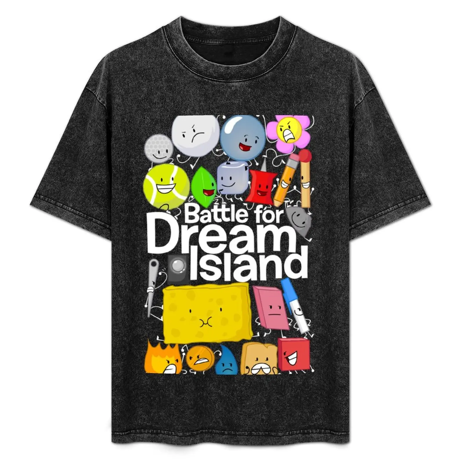 

BFDI Poster Black T-Shirt Sweat Absorbing Sports Tee Shirt