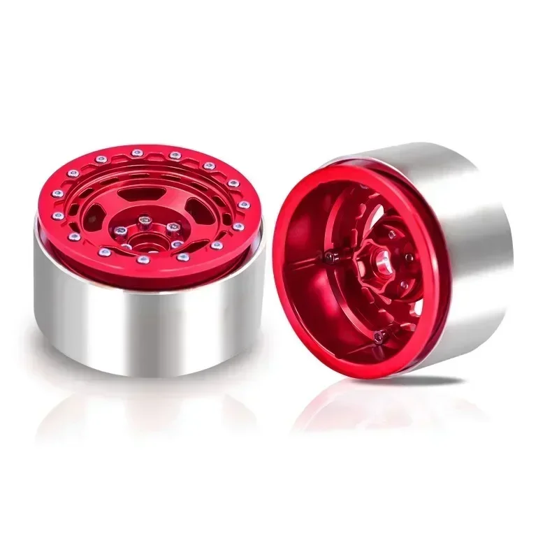 1/10 RC الزاحف CNC سبائك الألومنيوم 2.2 "حافة عجلات Beadlock لـ TRX4 D90 محوري SCX10 الشبح كابرا #3