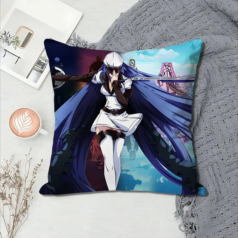 Cool A-Akame G-Ga Kill Pillow Cases for Bedroom Living Room Sofa Home Decor Polyester Cushion Cover with Zipper