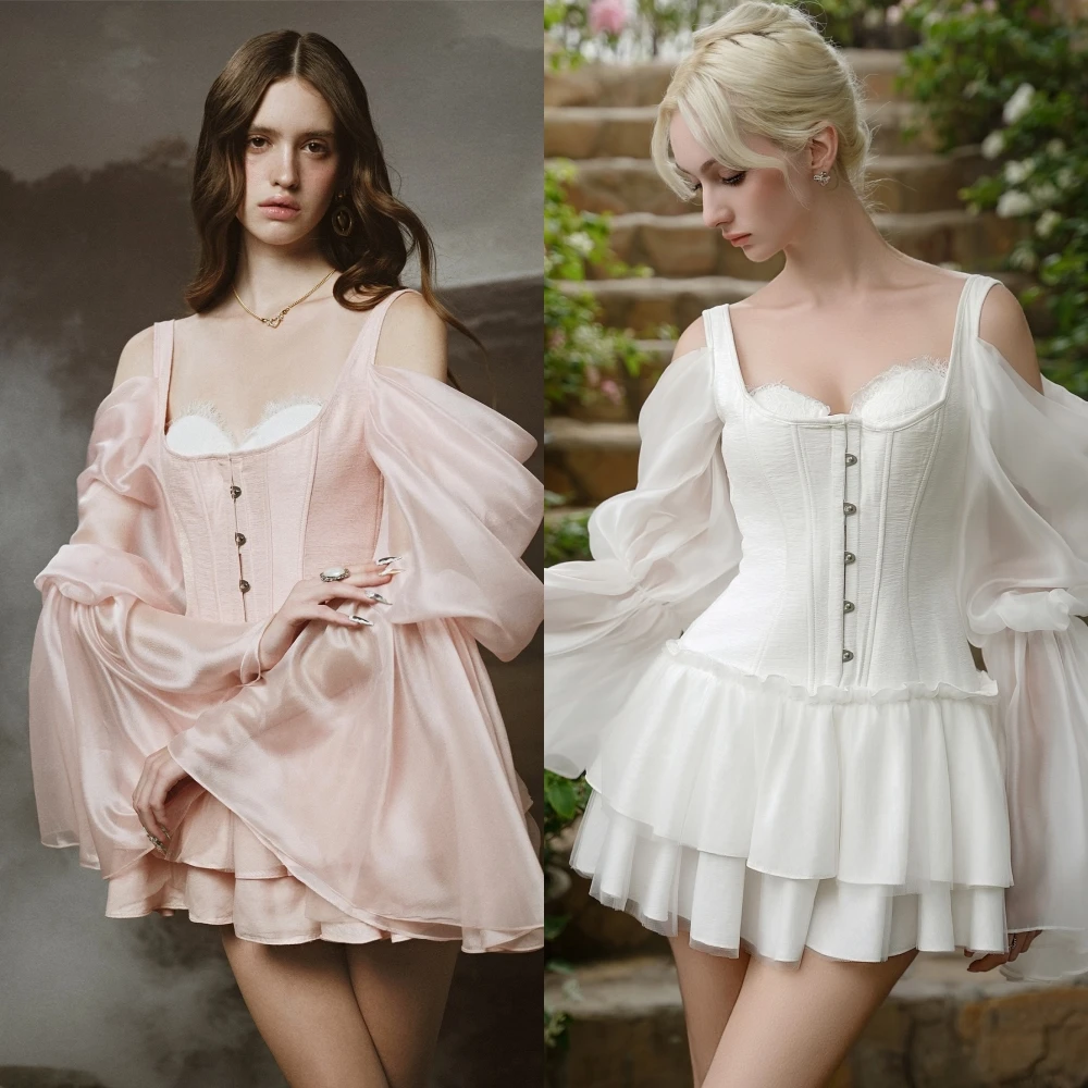 تخصيص ألف خط ساحة طوق بسيط فستان سهرة رسمي الموضة الحديثة فساتين المشاهير مزاجه فستان حفلة عالي الجودة