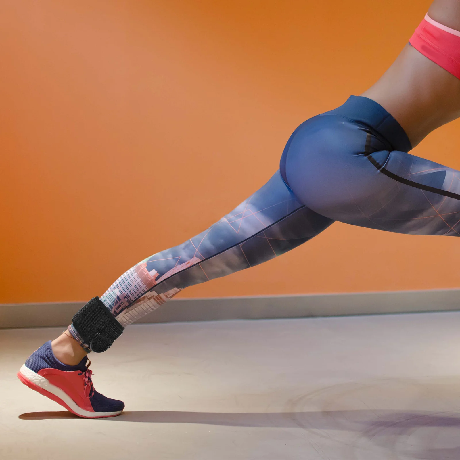 2 قطعة أحزمة الكاحل مقاومة للاهتراء العملي المضادة للارتداء الكاحل التفاف الأشرطة لصالة الألعاب الرياضية كابل مرفق ممارسة الرياضة #2