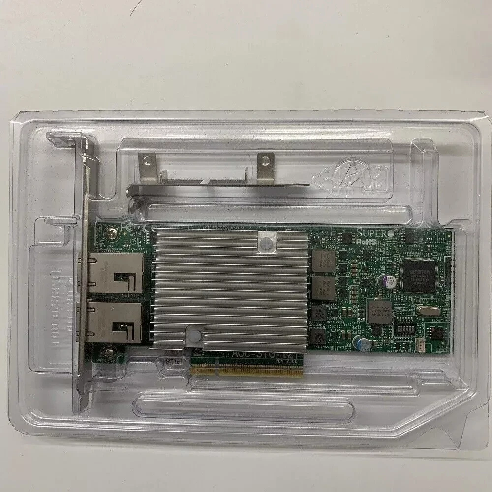 Imagem -04 - Adaptador Ethernet Supermicro-aoc-stg-i2t 10 Gbps Rj45 10gbase-t X540-at2 X540-t2