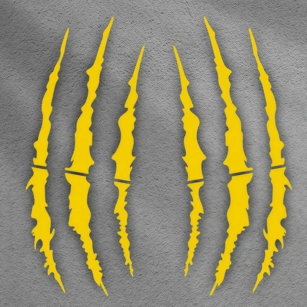 Demon Claw Motorcycle Stickers Vinyl DIY Helmet Stickers Covering Scratches Waterproof Car Vinyl Stickers Vehicle Decoration