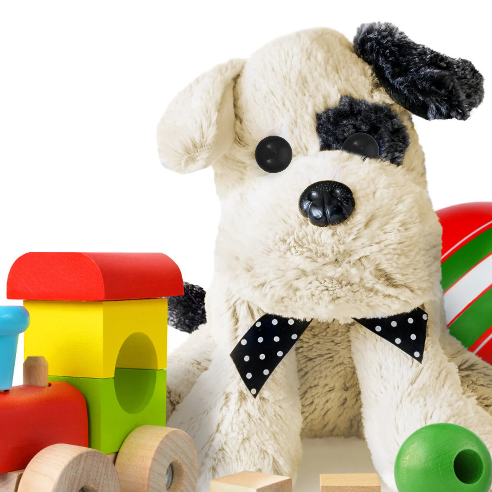 200 Paar schwarze Sicherheitsaugen aus Kunststoff mit Schraubentyp für selbstgemachte Tierhandwerksprojekte, Scrapbooking, Klassenzimmergebrauch