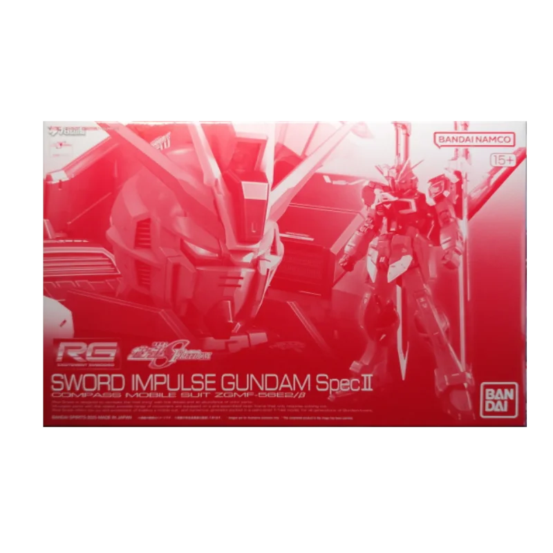 

Фигурка Bandai, модель RG SWORD IMPULSE GUNDAM SPEC2, компас, МОБИЛЬНЫЙ костюм ZGMF-56E2, аниме-фигурки, игрушки, подарок для детей, натуральная