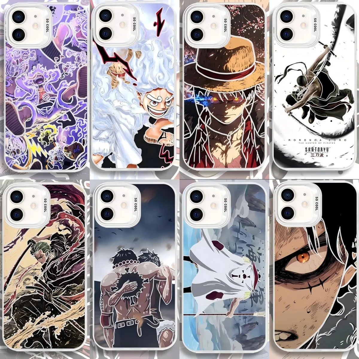Japanese Anime L-Luffys Phone Case for Samsung Galaxy S26 S25 S24 S23 S22 S21 Note20 FE Ultra Edge Plus 4G 5G Anti Fall Matte