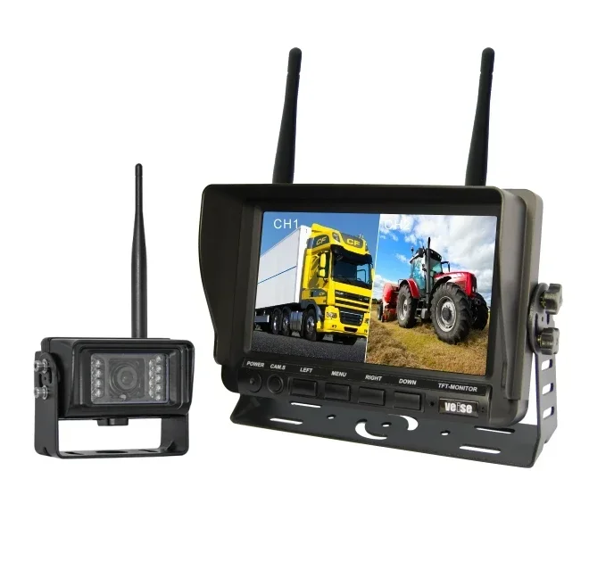 

Wireless camera system for agricultural machinery and equipment