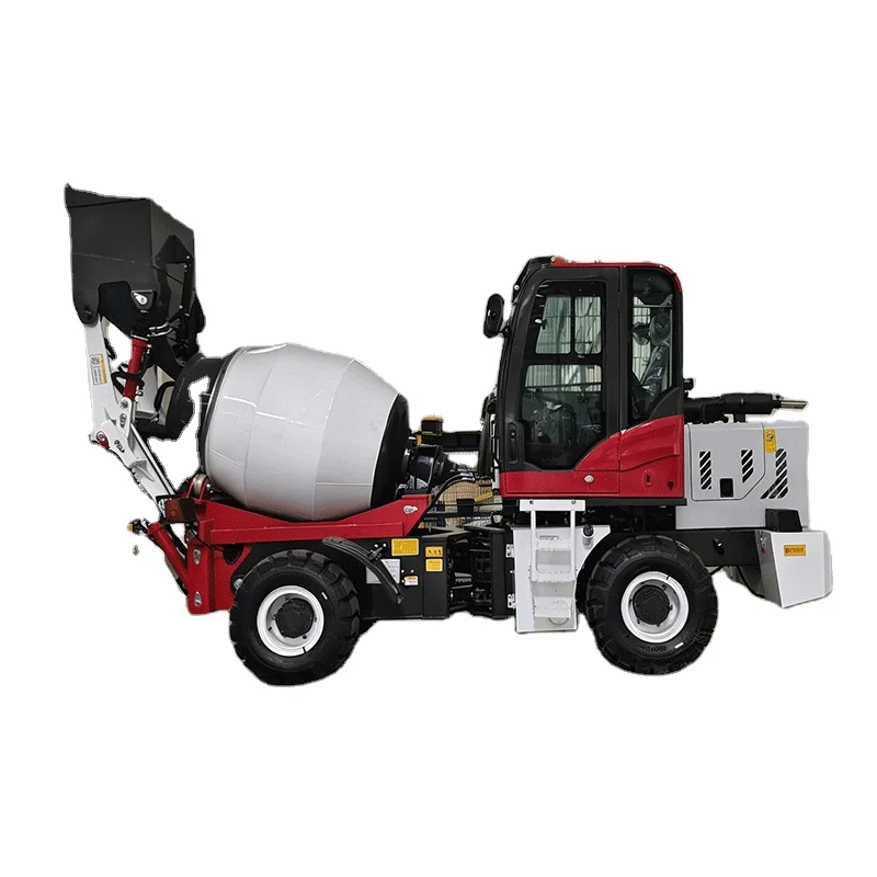 Customized Self Loading Concrete Mixer Truck With Comfortable Operator Cab