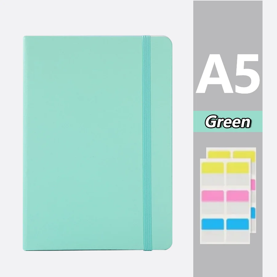 A5-Business mit PU-Notizbuch, Studenten-Notizbuch, 200 Seiten, handgefertigtes Buchbuch, handgefertigtes Buchbuch, mit Memopapier geliefert – Detail 12