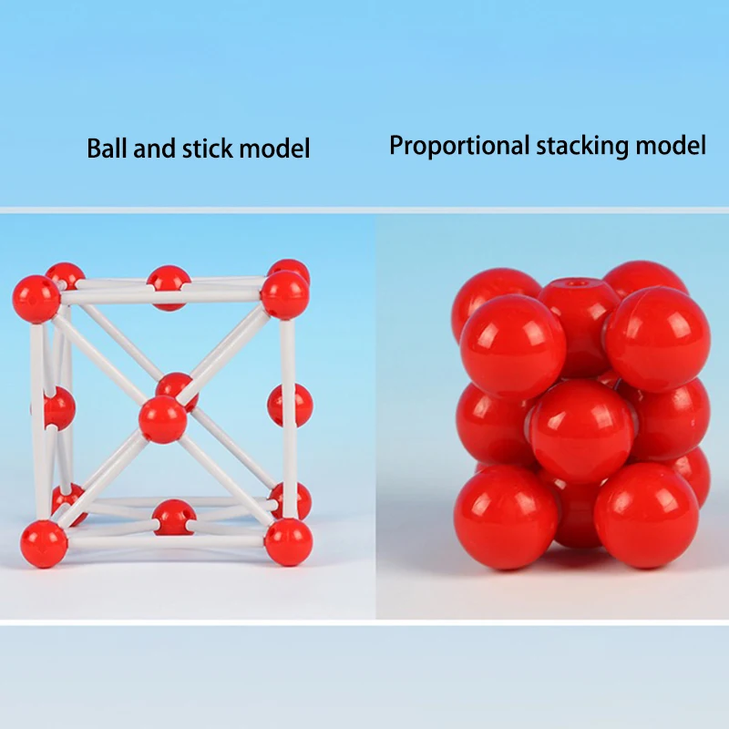 Molecular Metal Crystal Structure Model Chemical Ball And Stick Proportional Experimental Equipment Demonstration Teaching Aids