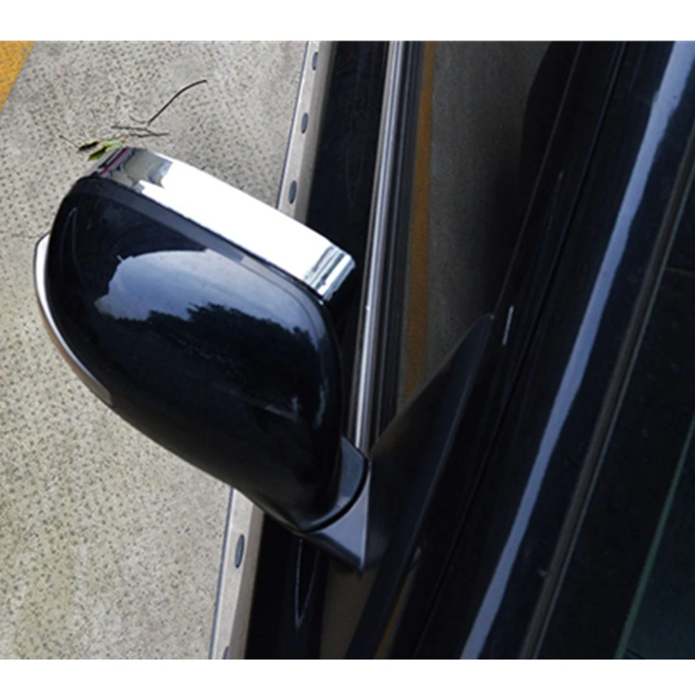 Cover Eyebrow Chrome Side Mirror Frame Rear View Glass Sticker Rain Visor For Mitsubishi Outlander 2016 2017 2018 2019 2020 2021