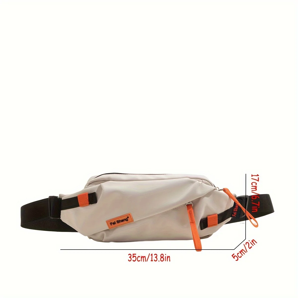Vielseitige Brusttasche im japanischen Stil für Damen, lässige Sport-Umhängetasche für Herren, geräumige Street-Style-Schultertasche für Studenten, trendige Hüfttasche – Detail 1